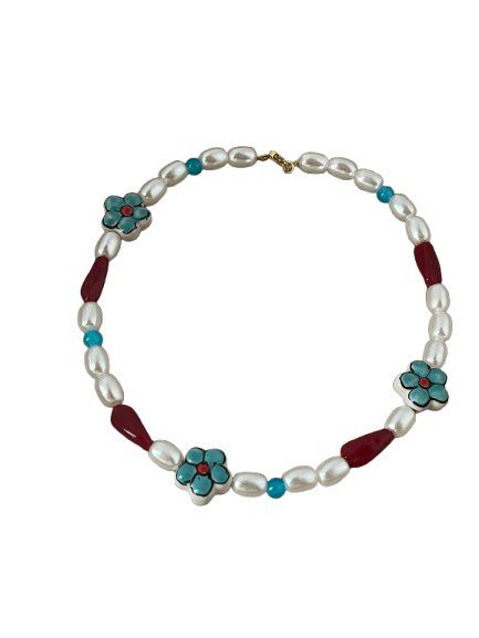 Producto - Collar Blue Flora