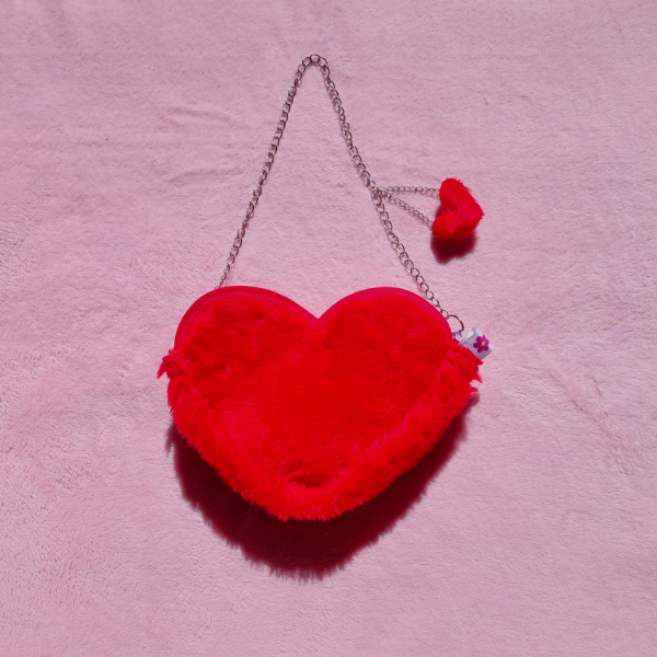 Producto - Cartera Corazón Roja