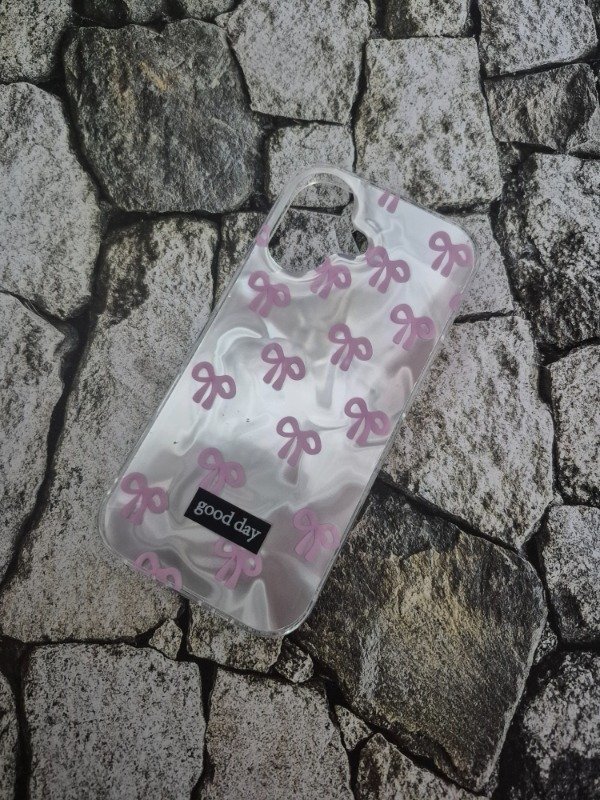 Producto - Funda tpu Holo Iphone 17 moño