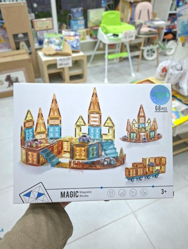 Producto - Magneticos Planos 68 pzas Autitos