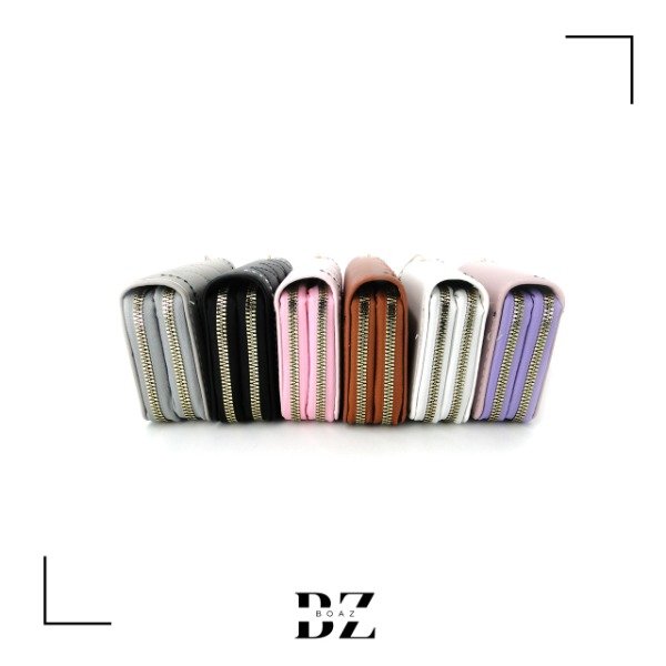 Producto - BILLETERA DAMA DOBLE CIERRE 10 X 13 X 4 CM 6 COLORES 1843-3