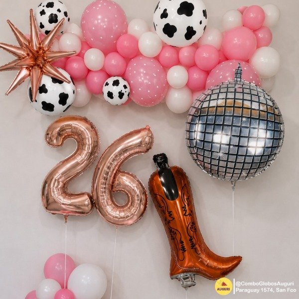 Producto - Combo globos COWGIRL VAQUERA