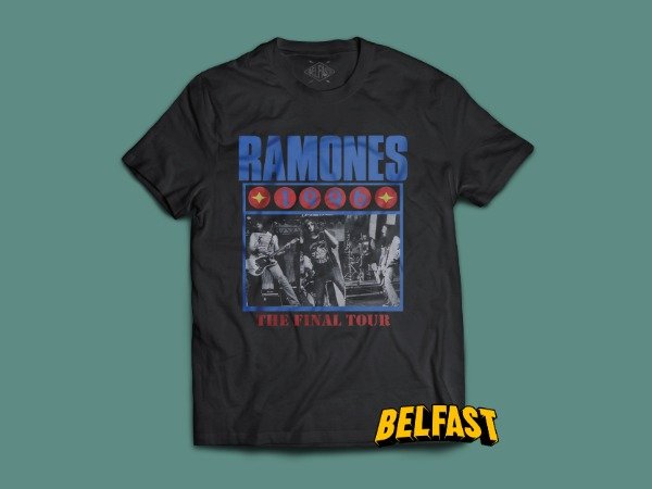 remera ramones final tour 1996 repro