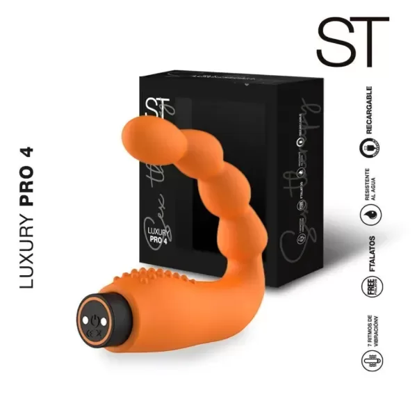 Producto - BUT DOBLE ESTIMULADOR PROSTÁTICO- LUXURY PRO 4 - 0