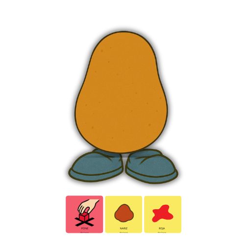 Producto - Armamos al Sr. cara de papa - apoyos visuales