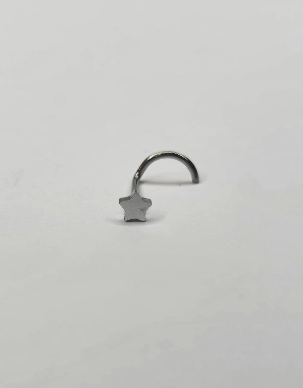 Producto - Nostril estrella plateado