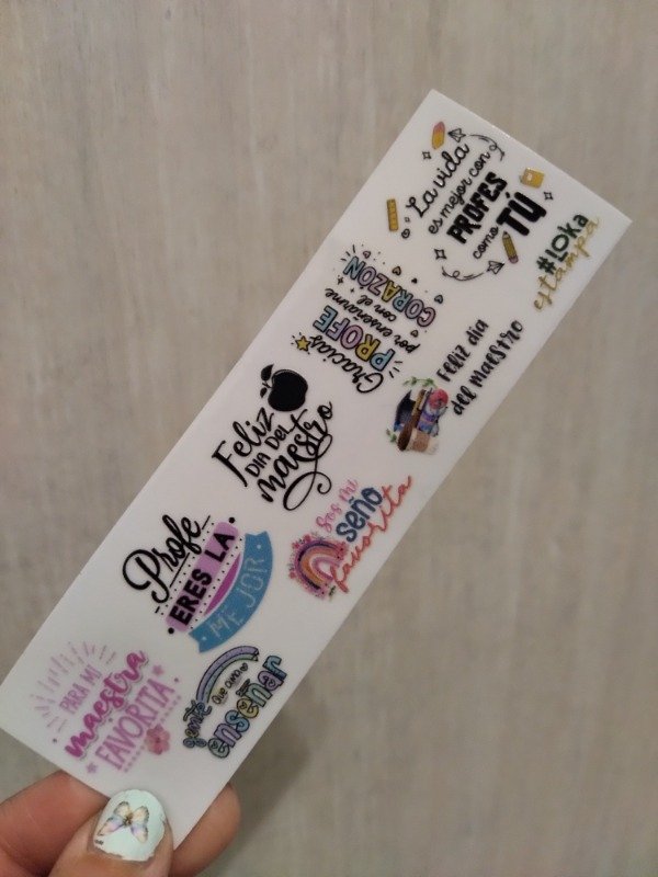 Producto - UV Tiritas 4x14cm Día del Maestro #7