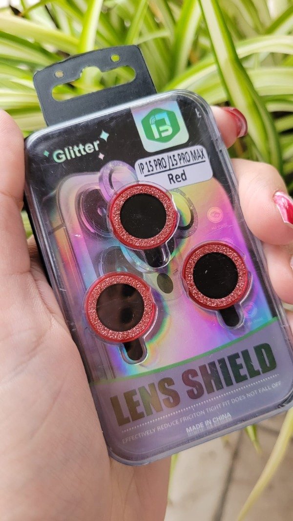 Producto - Iph 14 pro y iph 14 pro max protector de camara rojo