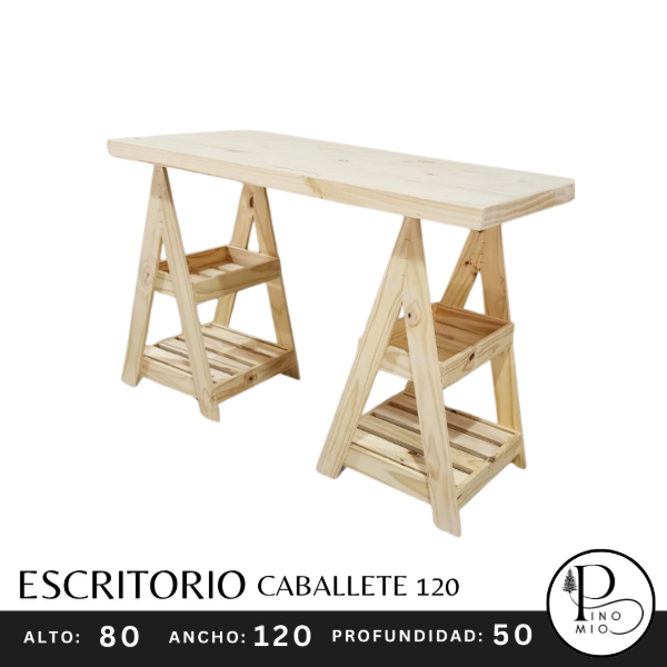 Producto - ESCRITORIO CABALLETE 120