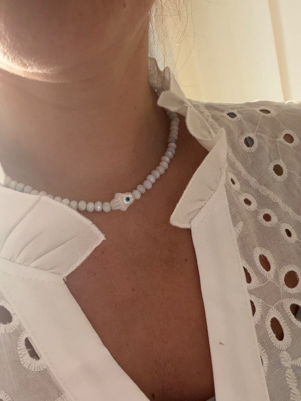 Producto - Hamsa blanca