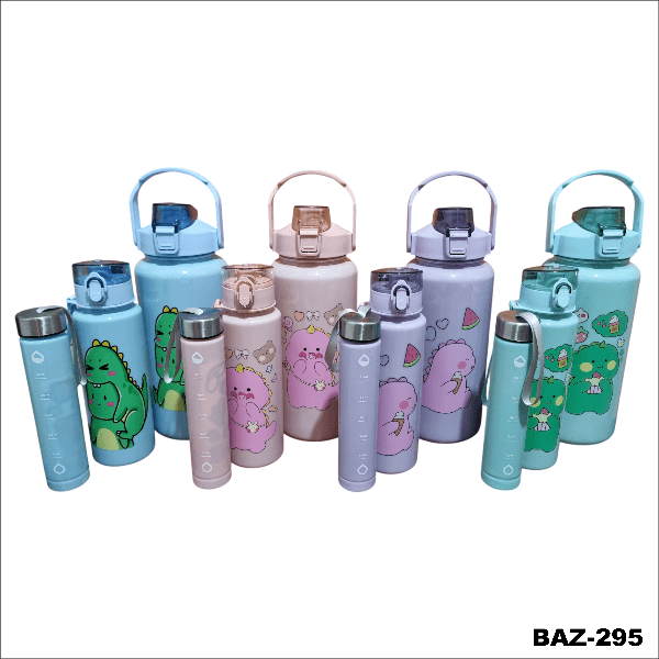 Producto - SET X 3 BOTELLAS MOTIVACIONALES DINOS