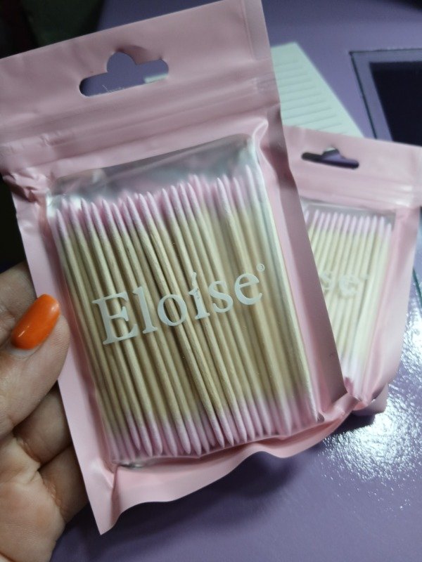 Producto - Micro hisopo palito doble  rosa