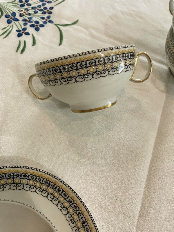 Producto - Tazas Consome Y Platos Verbanos X 5 Duos