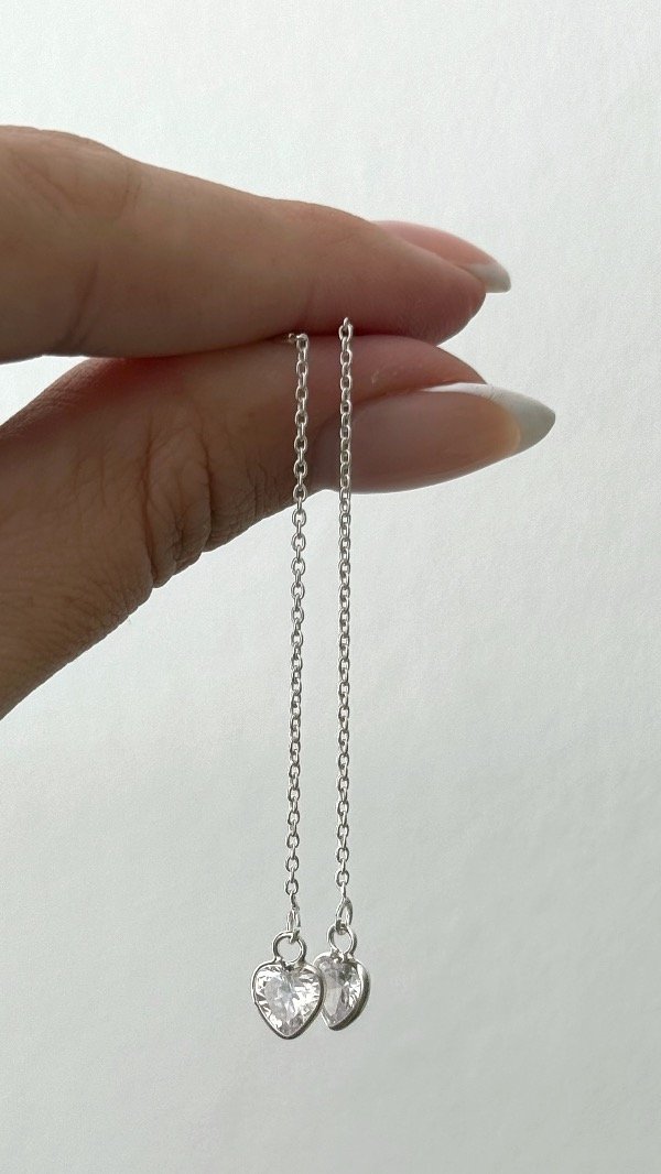 Producto - Pasantes aguja cubic corazon P925