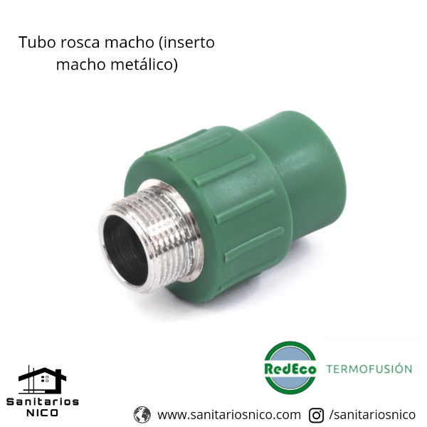 Producto - Tubo rosca macho Redeco