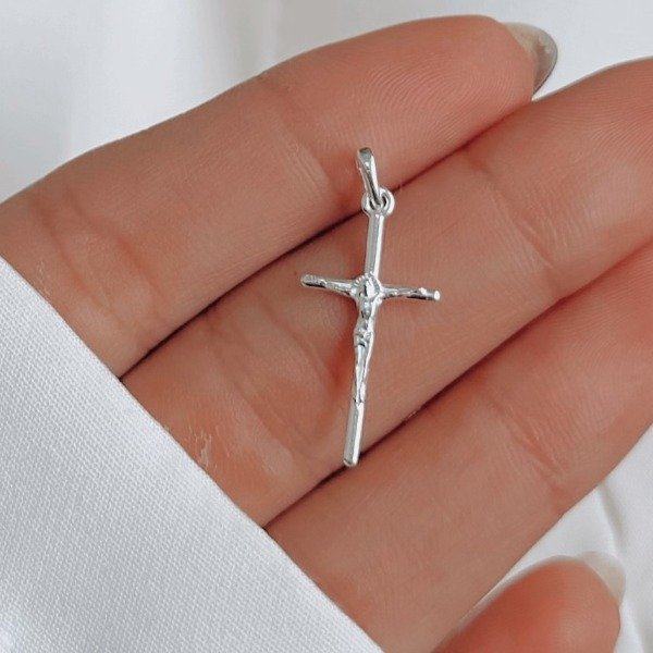Producto - Dije Cruz Santo Plata 925