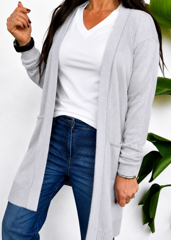 Producto - Saco Acrilico Gris claro