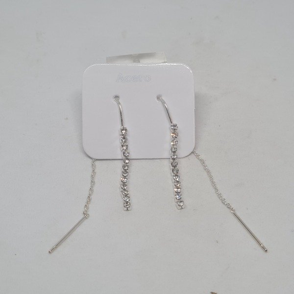 Producto - Aros colgantes con brillos