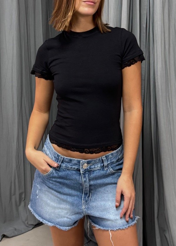 Producto - Remera Baby Tee Puntilla