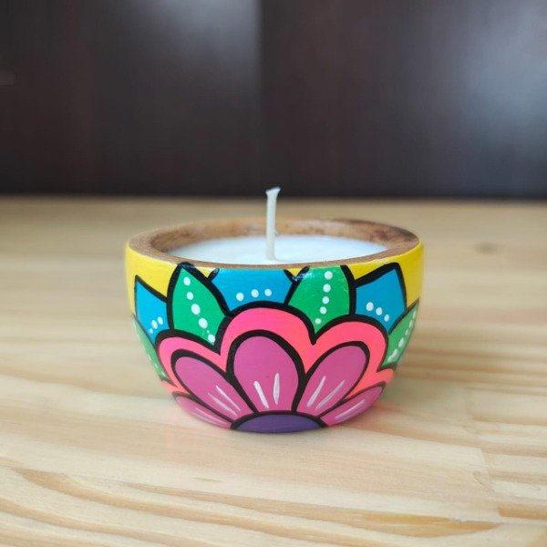 Producto - VELA MANDALA COLORES