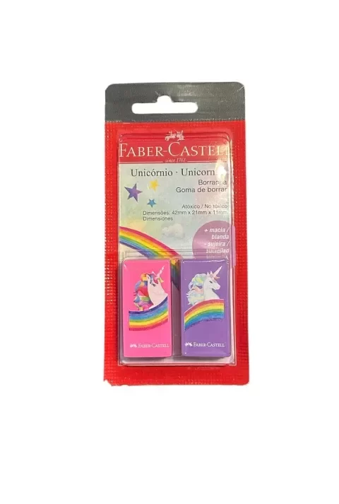 Producto - Goma Unicornio Faber Castell x2
