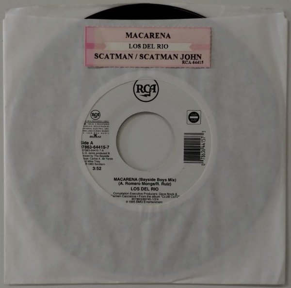 Producto - LOS DEL RÍO + SCATMAN JOHN Macarena + Scatman Simple 7 USA 1995