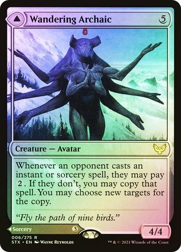 Producto - Wandering Archaic // Explore the Vastlands (Foil) (Japanese)