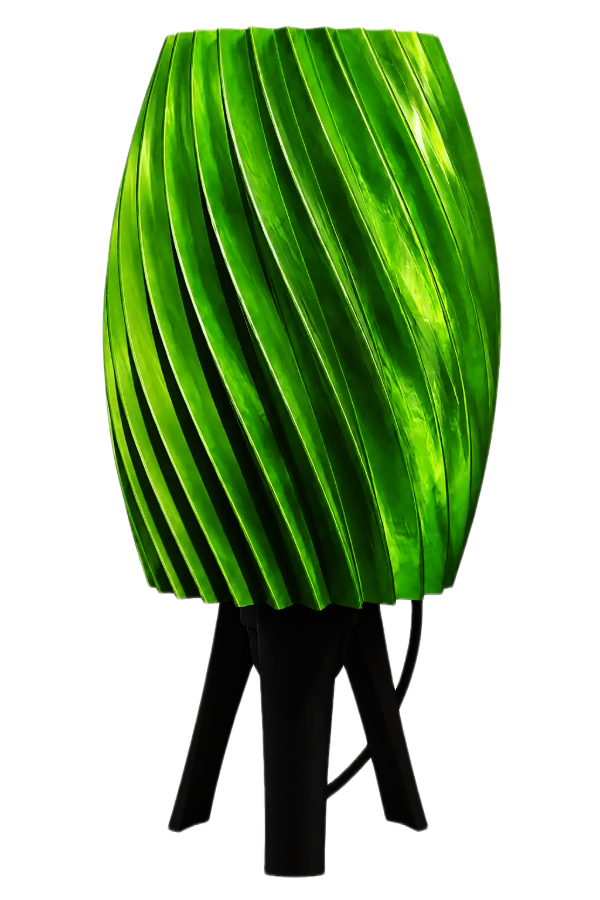 Producto - Lámpara Velador Lidia (27x17 cm) -Diseño Espiral Escultórico - 220 Volts - 3