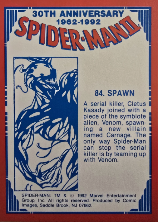Producto - 1992 Comic Images Spider-Man II: 30th Anniversary 1962-1992  #84 - Spawn - 1