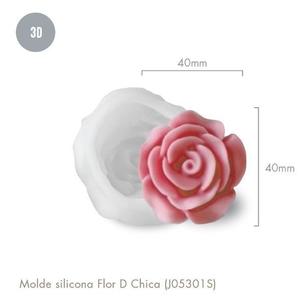 Producto - MOLDE SILICONA ROSA 0003B12