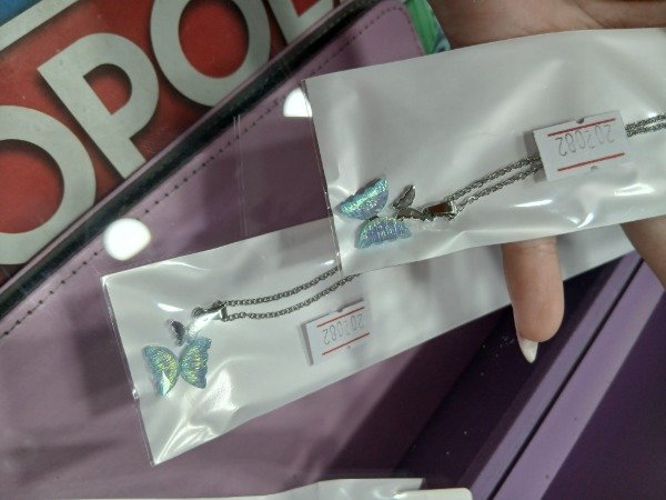 Producto - Cadena mariposa celeste 202082