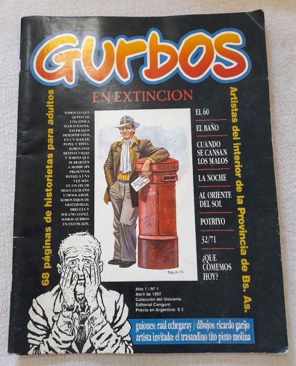 Producto - Revista Gurbos En Extinción #1 - Ricardo Garijo Y Raul Echegaray