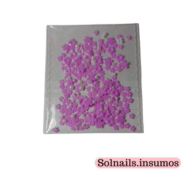 Producto - Florcitas Sakura violeta Charm Limit