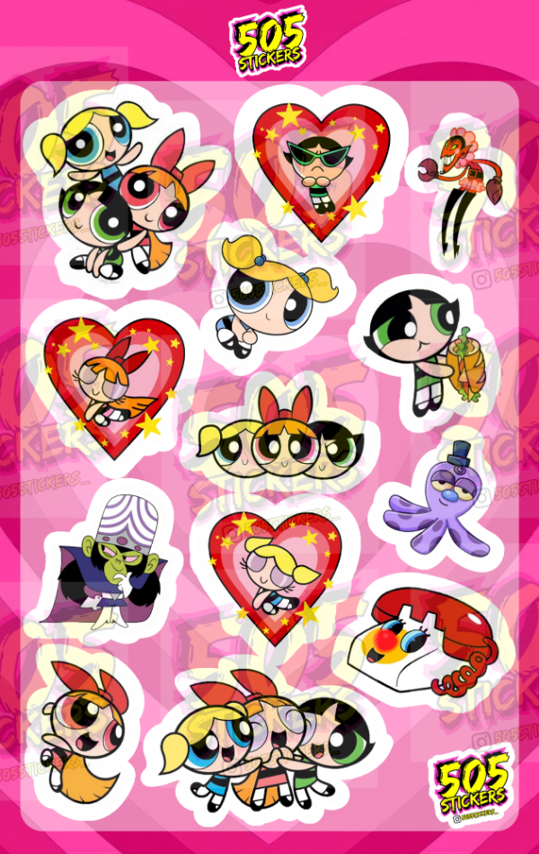 Producto - Plancha Temática - Las Chicas Superpoderosas  #4