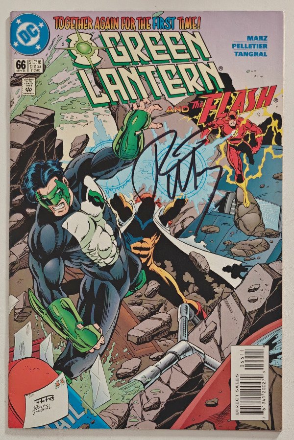 Producto - Green Lantern #66 (1995) - Team-up con Flash, firmado por Ron Marz