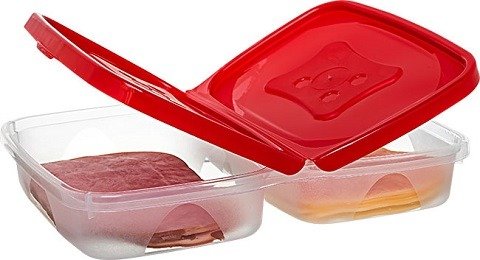 Producto - HERMETICO FIAMBRE DOBLE 550ML JAGUAR 1487