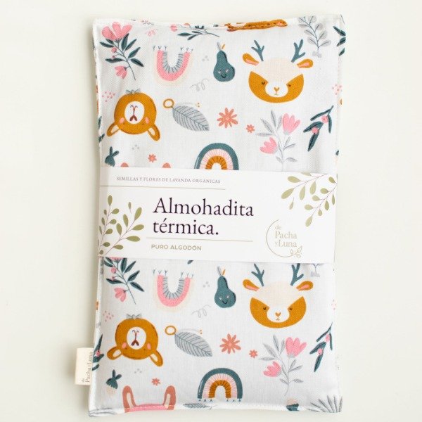 Producto - Almohadita  Clásica PURO ALGODÓN Bosque Coral