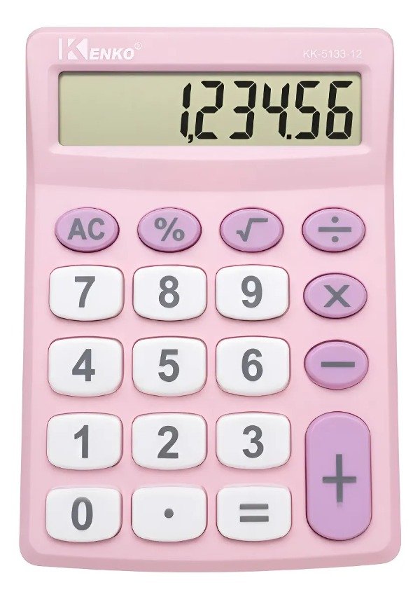 Producto - Calculadora Kenko KK 5133 12 ROSA - 0