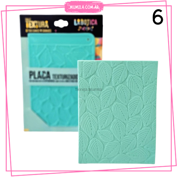 Producto - Placa Texturizadora Hojas MODELO 6 La Botica