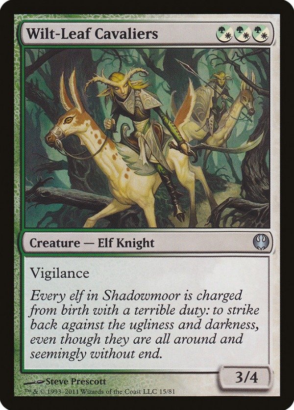 Producto - Wilt-Leaf Cavaliers  Duel Decks: Knights vs. Dragons