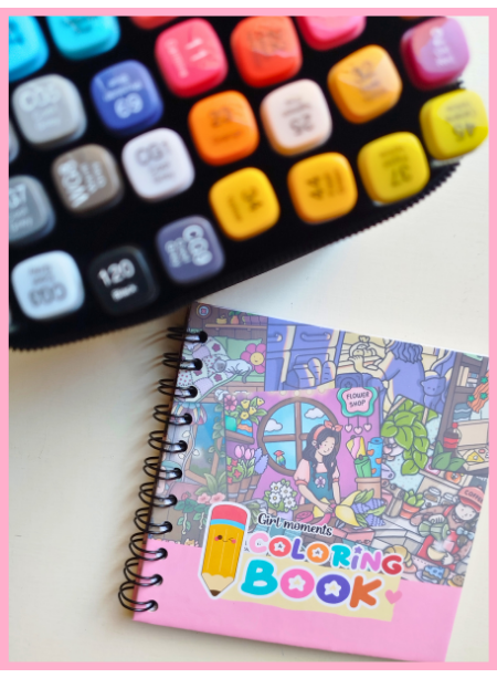 Producto - Coloring book - Girl moments