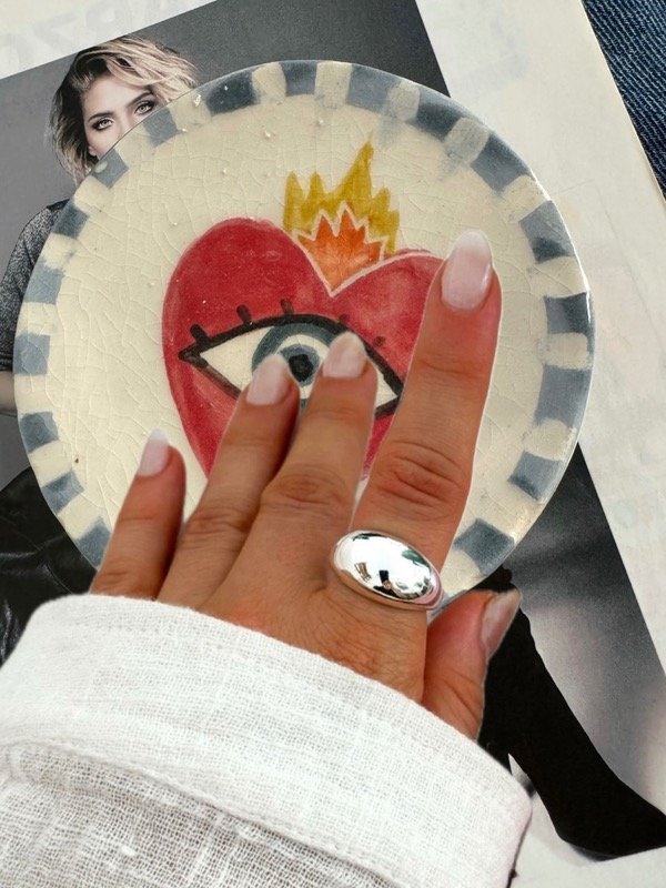 Producto - ANILLO JOSEFINA PLATEADO