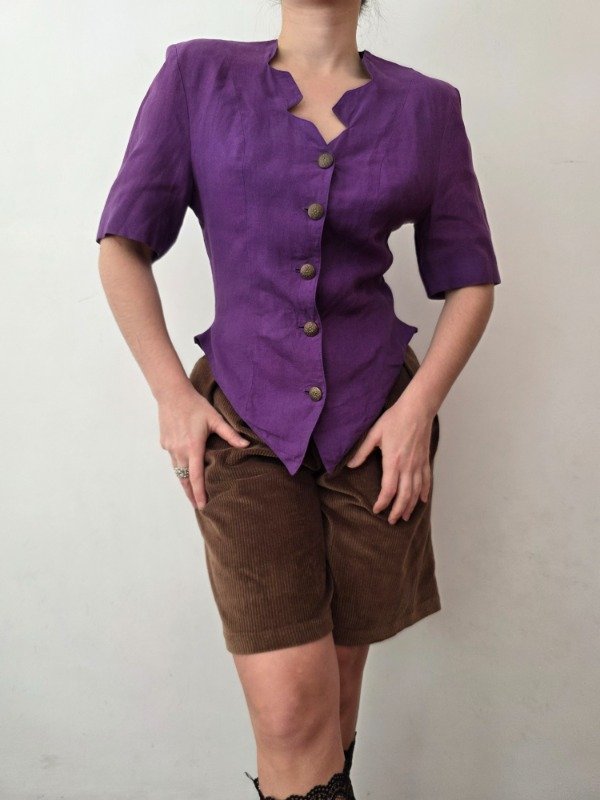 Saco violeta silueta — imagen 4