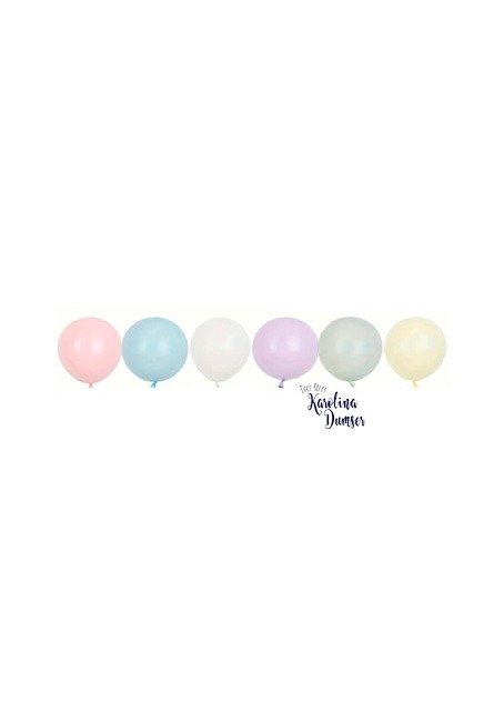 Producto - Set de Globos Flores Colores Pasteles y Deco Party . 96 Articulos - 5