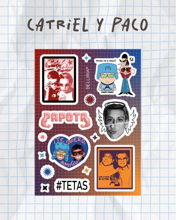 Producto - Plancha Catriel y Paco Amoroso