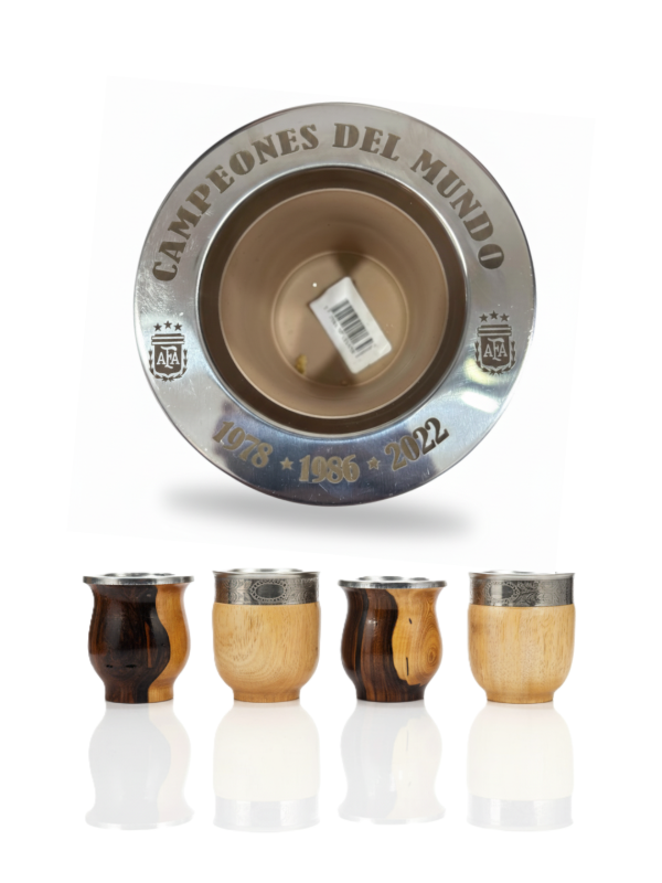 Producto - Combo 10 Mates Grabados + 10 Bombillas Grabadas