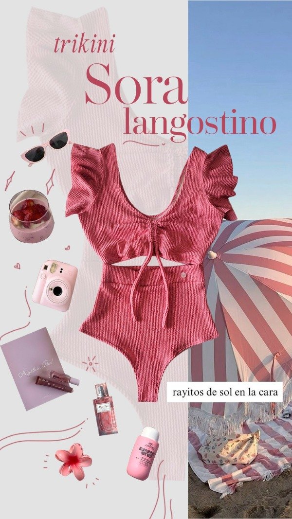 Producto - Trikini SORA LANGOSTINO
