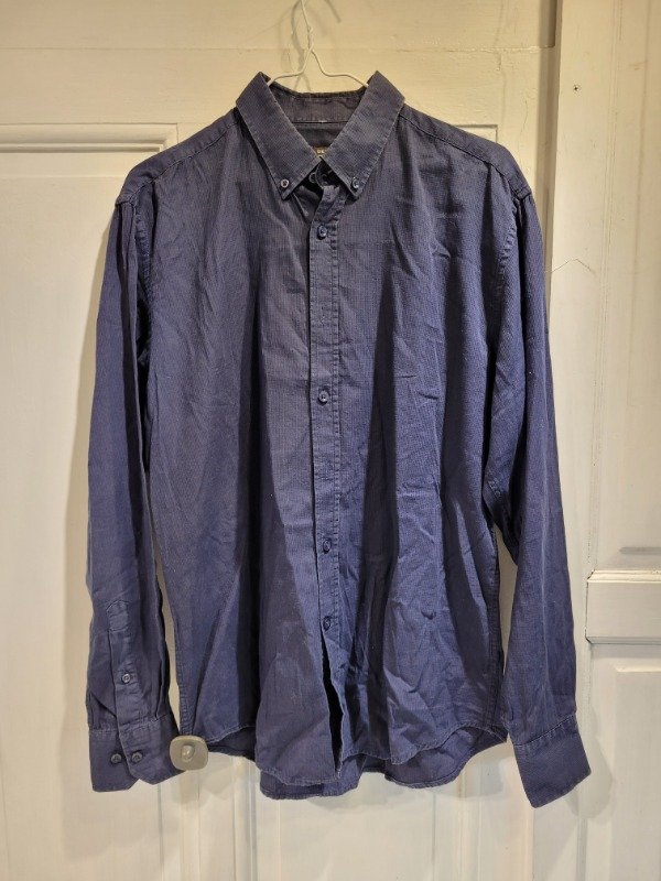 Producto - Camisa DEVRE azul cuadrillé - Talle S/M- PRECIO: 36X