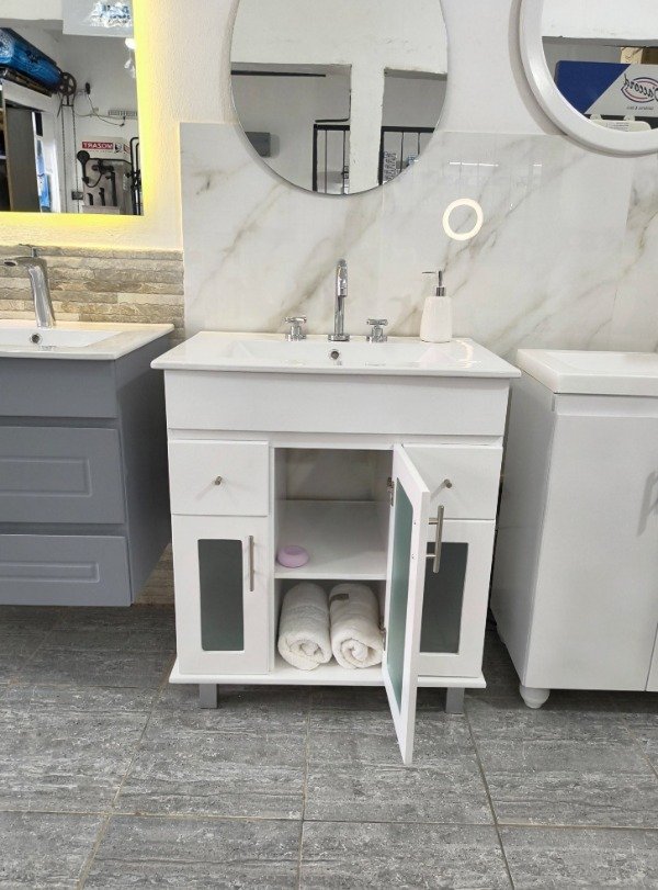 Producto - Vanitory "Tango" de 70cm blanco - 7