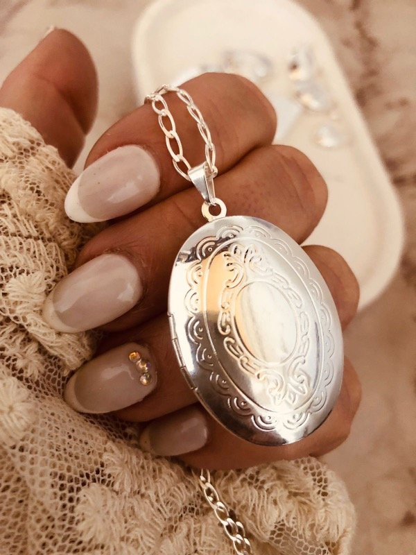 Producto - Relicario Oval XXL Plata 900